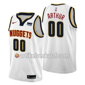 NBA Denver Nuggets Trikot Darrell Arthur 00 2018-2019 Nike Weiß Swingman - Herren